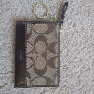 Coach keychain wallet